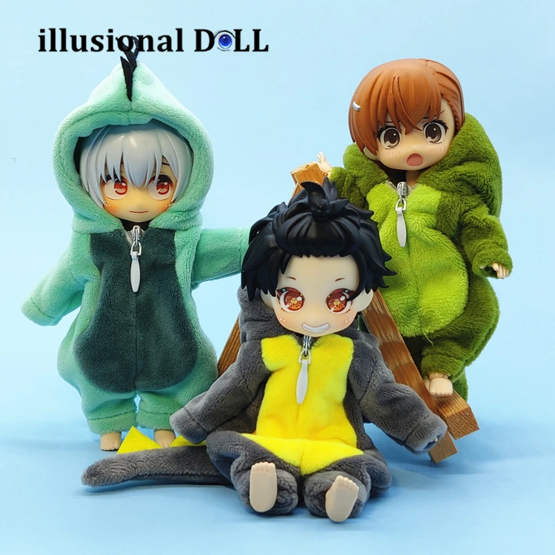 

1/12 BJD куклы одежда животные пижамы для ob11 BJD детская одежда