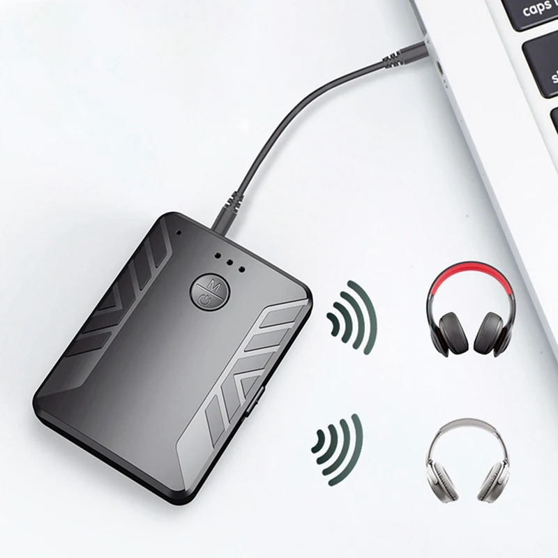 Беспроводной Bluetooth 5 0 адаптер аудио передатчик приемник ключ двойной звук трек