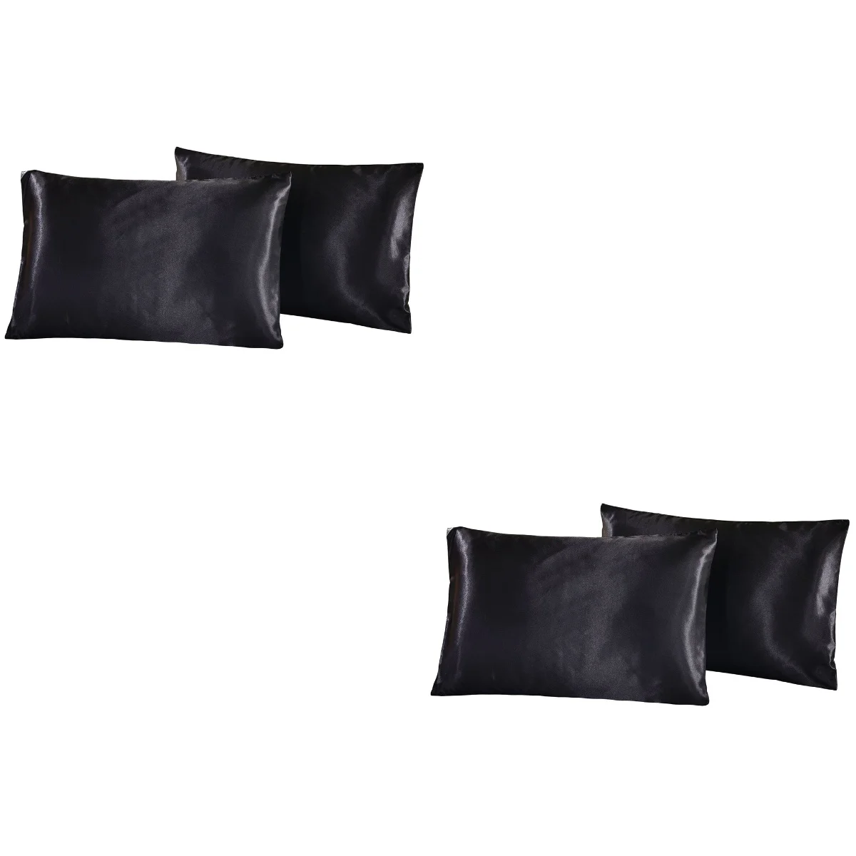 

2x Silky Satin Pillowcase Satin Pillowcase Satin Pillow Covers Silky Luxury Shiny Satin Pillowcase Satin Pillow Covers