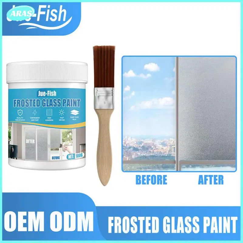 

Household Glass Decoration Moisture Proof. Frosted Glass Film Paint Door And Window Sun Blocking Hazy Frosted Glass Paint 100g