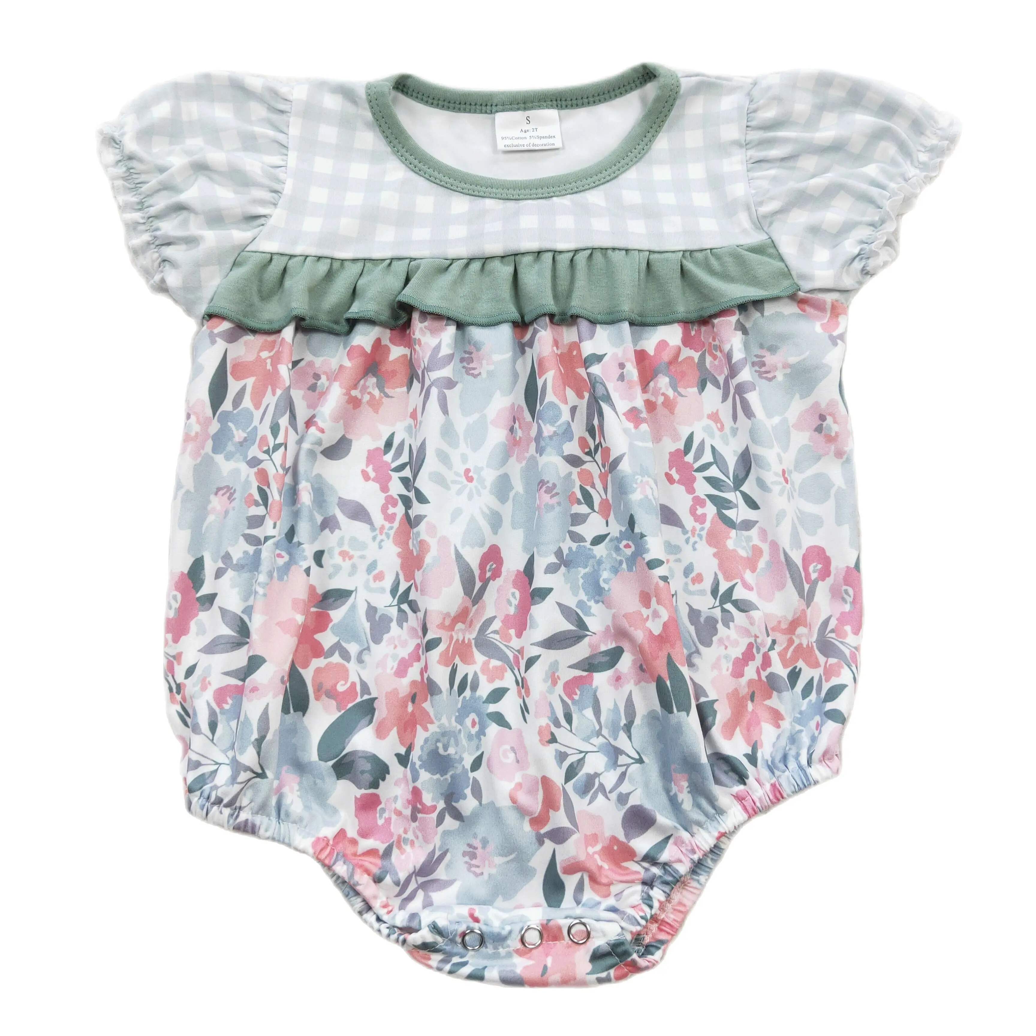 

Комбинезон для новорожденных, с цветочным принтом, на весну/лето