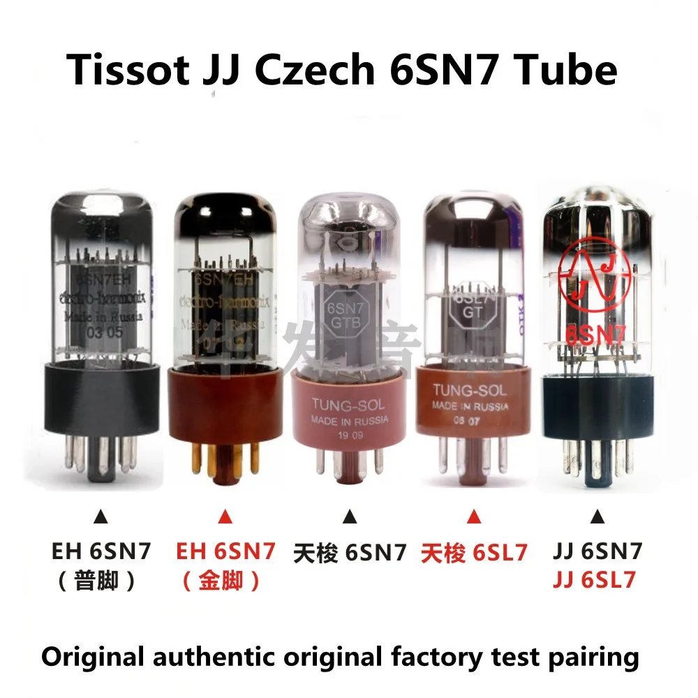 6sl7/6sn7 Brand New Eh Tissot Jj Czech 6sn7/6n8p/6sl7/6n8p/6h8c/cv181 Electronic Tube Original Test Pairing.