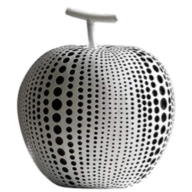 

Полимерная скульптура, Современная Скандинавская абстрактная статуя яблока, кукла, украшения, художественные фигурки, фруктовые статуи дл...