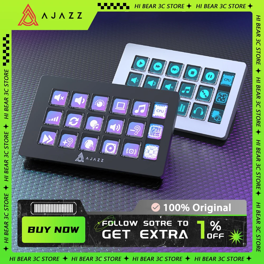 Многофункциональная Панель Ajazz AKP153 для консоли, настольный ...