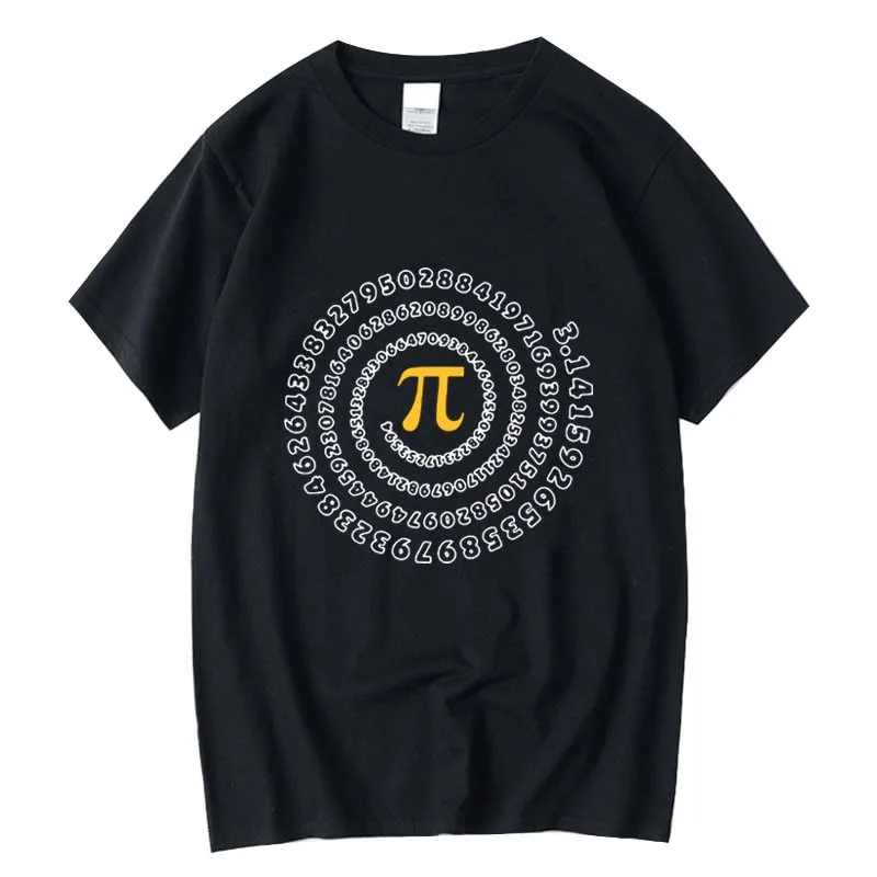 

Men's High Quality T-shirt 100% cotton Funny mathematical design print men tops tshirts loose cool men o-neck t-shirt male tees