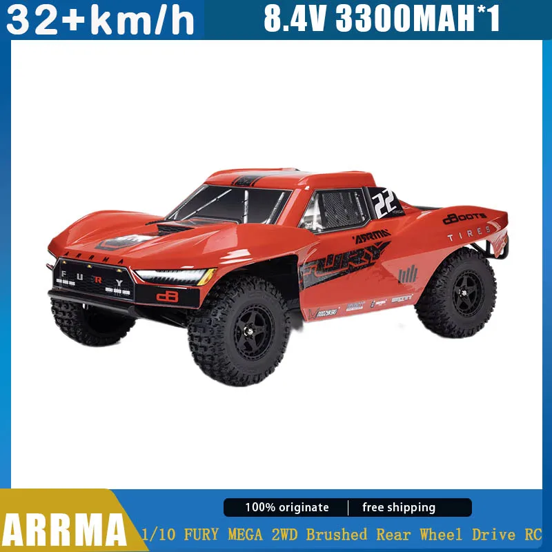 Маленький внедорожник с дистанционным управлением ARRMA 1/10 FURY MEGA 2WD