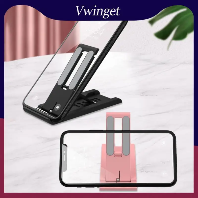 

Portable Bracket Smartphone Stand Foldable Desk Phone Stand Adjustable Anti-slip Tablet Mobile Phone Desktop Holder Universal
