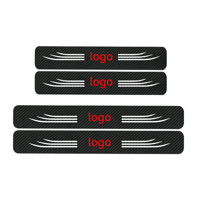 

Накладка из углеродного волокна, кожаная наклейка на порог двери автомобиля FAW Bestune B90 B70 B50 B30 T99 T77 Pro T33 X80 X40 E01