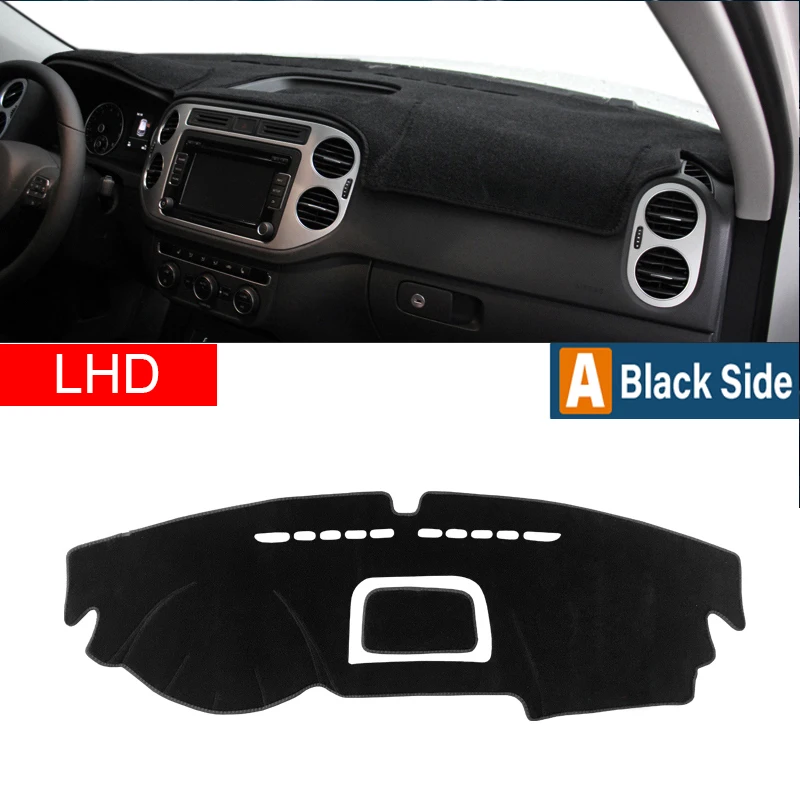 

Для Volkswagen VW Tiguan MK1 2007 2008 2009 2010 2011 2012 2013 2014 2015 крышка приборной панели автомобиля коврик для приборной панели солнцезащитный козырек аксессуары