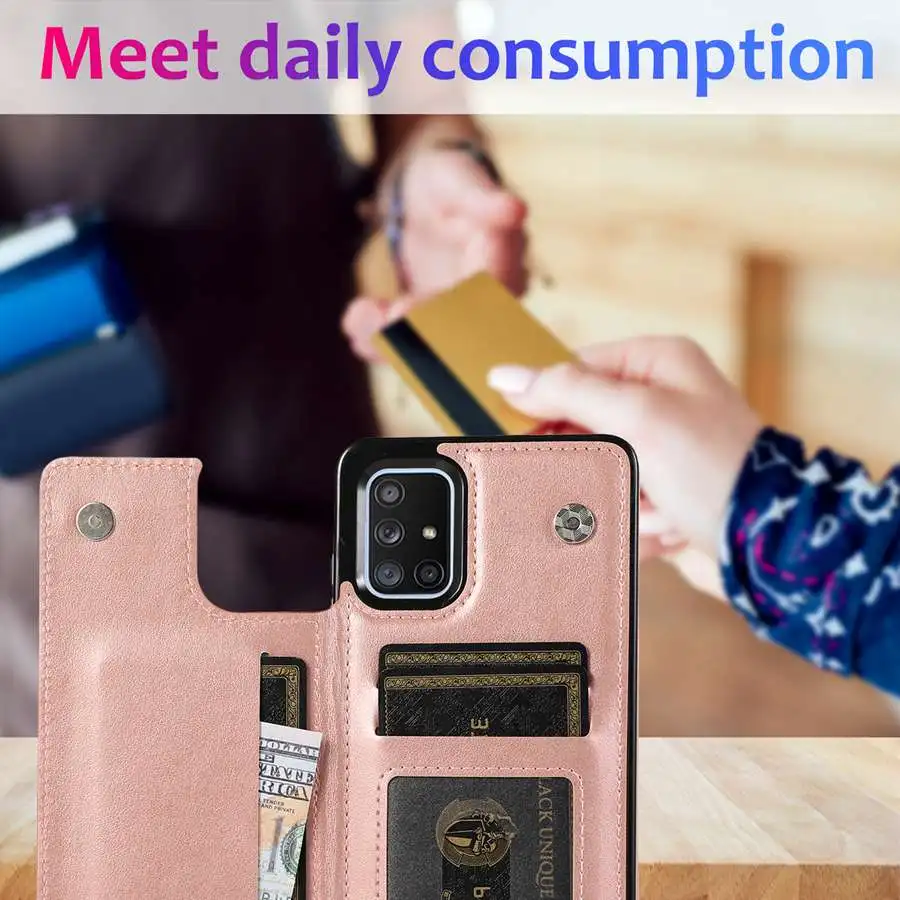 Чехол-книжка из искусственной кожи в стиле ретро для Samsung A81 A90 A91 A54 A51 A40 A21S A14 S23 S22 S21