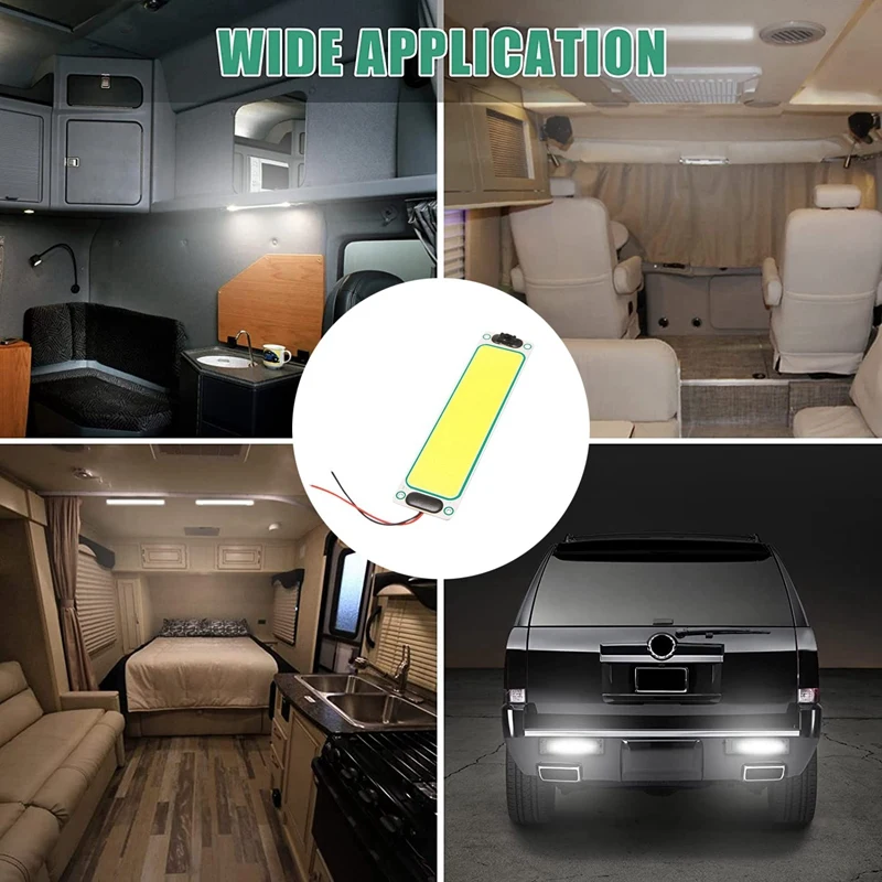 Светодиодная лампа COB 24 В 105 светодиодов внутренняя подсветка лампы для салона RV