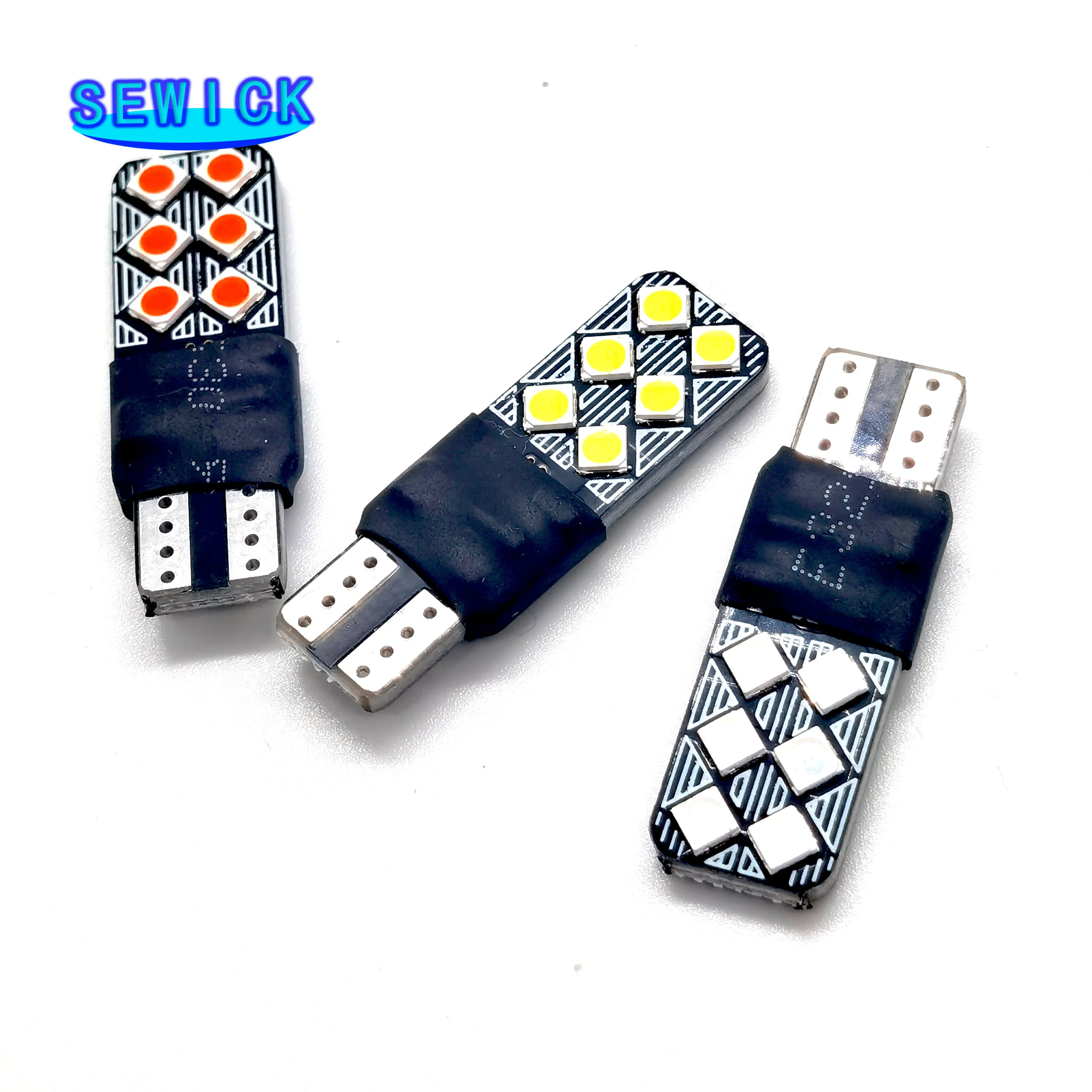 400X T10 Canbus 12smd 3030 светодиодные лампы W5w 168 194 автомобильные Внутренние огни