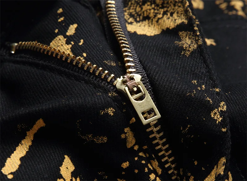 New Summer Street Mens Jeans Digital Printed Cotton Trousers Youth Popular Mid-rise Casual Denim Pants Men