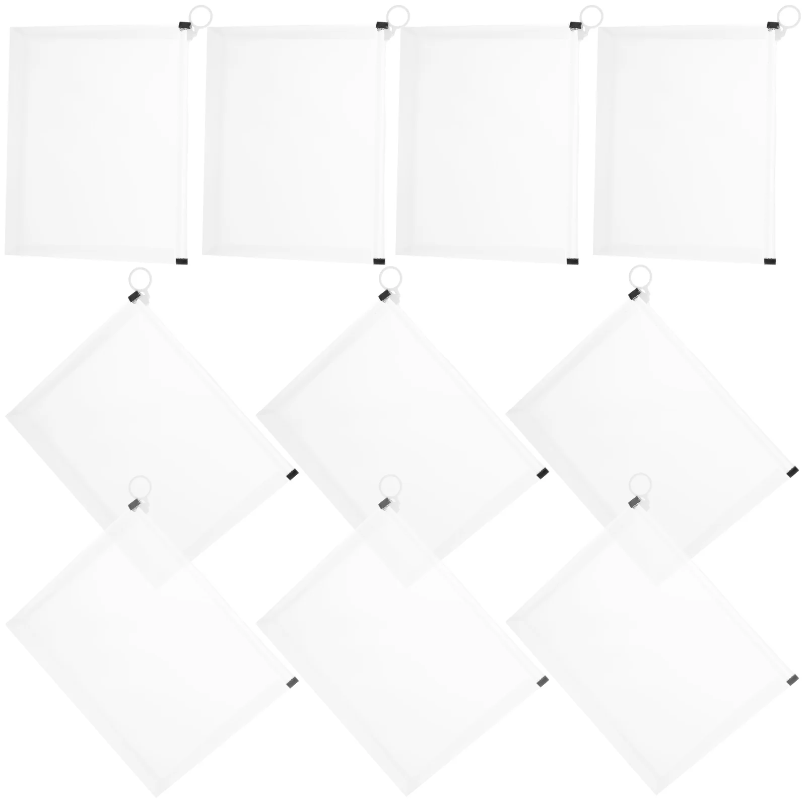 

10 Pcs Pen Organizer Storage Bag Convenient Pouch Large Capacity Zipper Pouches Ticket Holders