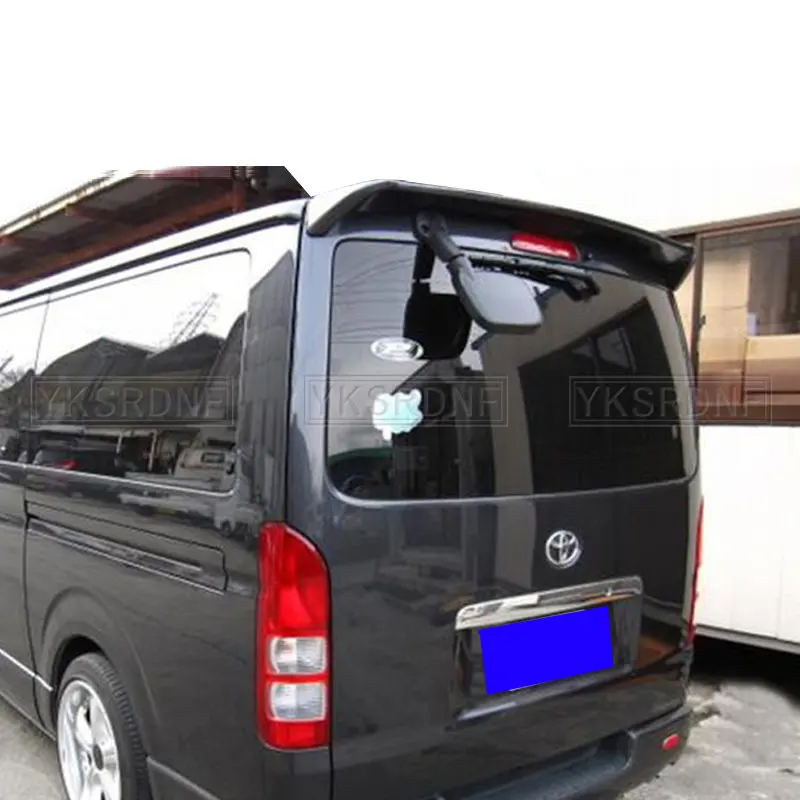 Задний спойлер на крышу для Toyota Hiace 2005-2018 неокрашенный праймер из АБС-пластика