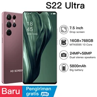Global Version New S22 Ultra Smartphone 7 5 Inch 16GB 768GB 5800mAh Network Unlock Smart Phone Mobile Phones