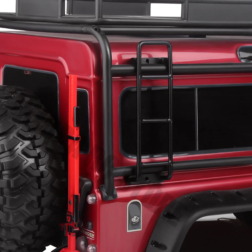 1 шт. металлическая лестница прямая/изогнутая для 1/10 RC Crawler Traxxas TRX-4 Axial SCX10 90046 Tamiya