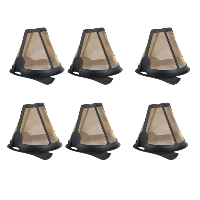 

6 Pcs Replacement Reusable Filter For Ninja Coffee Bar Glass Thermal System Permanent Filter CF09X Series Models