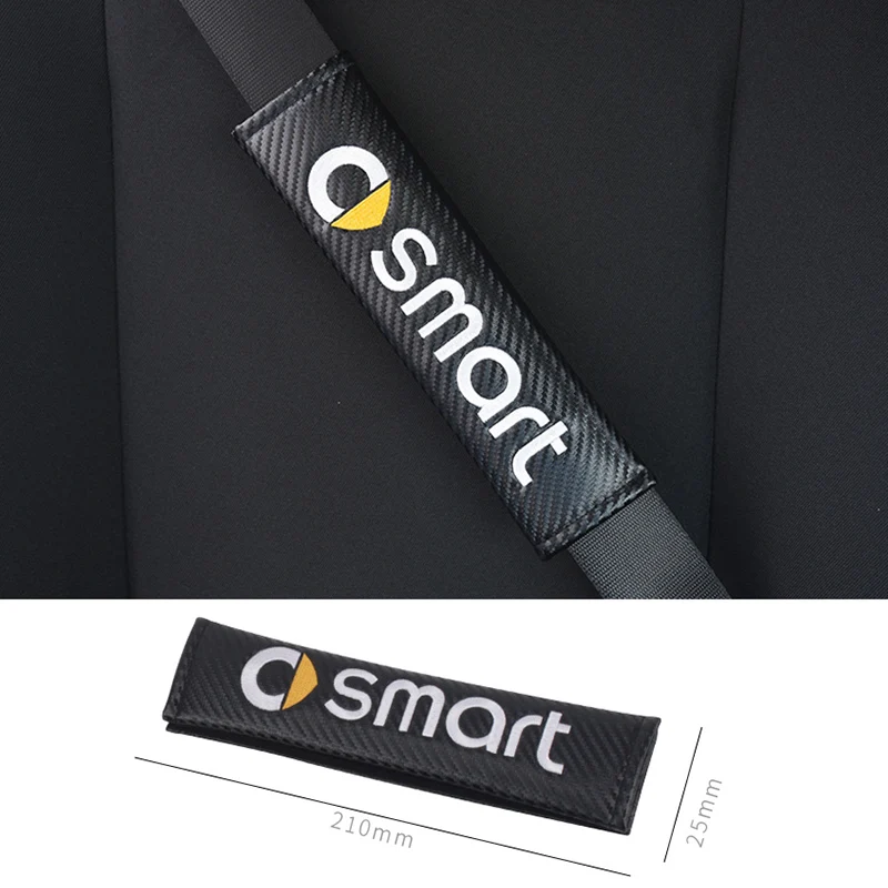 

Для Mercedes Smart 450 451 453 Fortwo Forfour Автомобильная Наплечная подушка из углеродной искусственной кожи защитные накладки чехол автомобильные аксессуары продукция