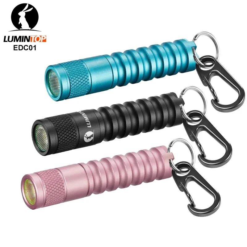 Мини-брелок Lumintop EDC01, фонарик Cree, светодиодный фонарик, максимальная яркость 120 люмен, портативный карманный фонарик для походов