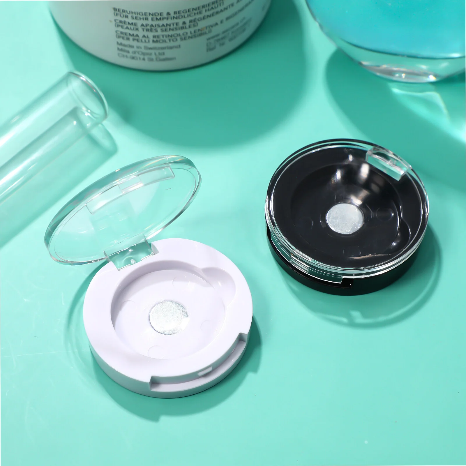 

4 Pcs Makeup Containers Empty Round Container With Lid Containers Acrylic Holder