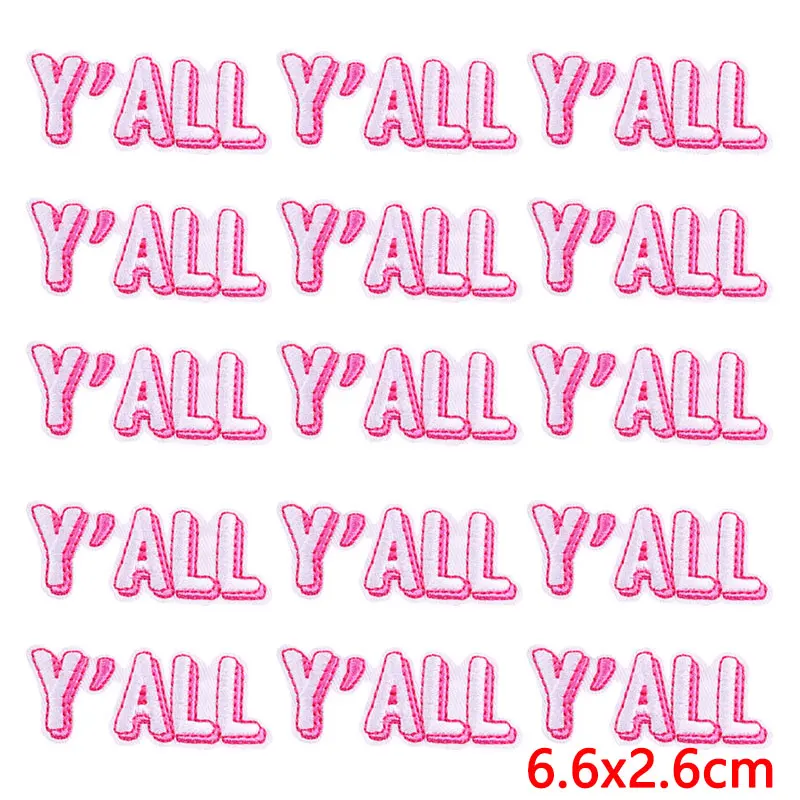 10 шт./партия нашивки для одежды с вышивкой