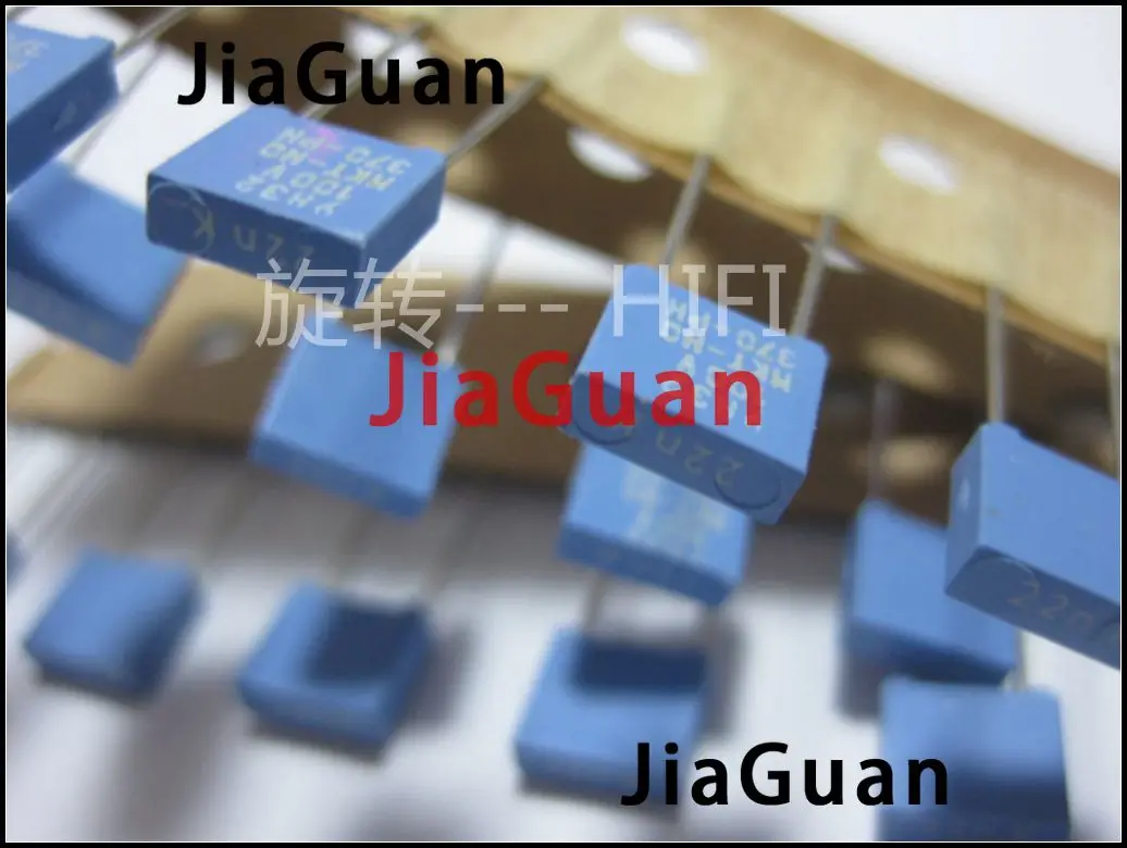 

20PCS NEW BC PILKOR MKT370 0.022UF 100V P5MM blue film capacitor VISHAY 223/100V MKT 370 22NF 100VDC 223