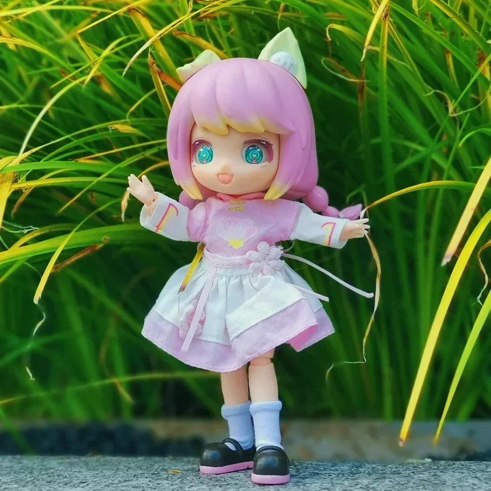 Разноцветная парчовая аниме-фигурка подвижная Коллекционная декоративная