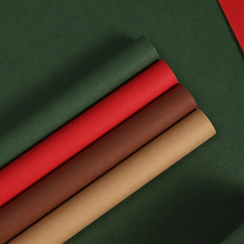 

15 шт. хорошая водостойкая бумага для упаковки цветов крафт бумага плотный цветок для магазина цветов упаковочный материал 58х58см