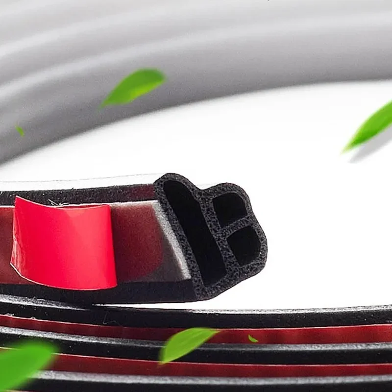 

Резиновая уплотнительная лента для дверей автомобиля черного цвета