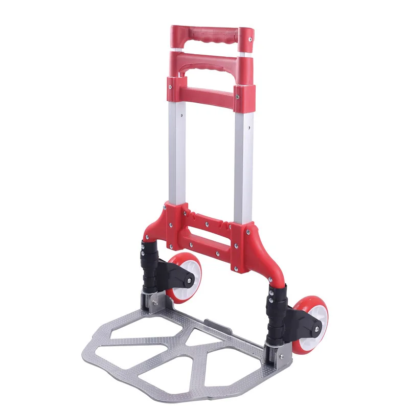 

Aluminum Alloy Luggage Cart Home Trolley Outdoor Portable Folding Shopping сумка тележка