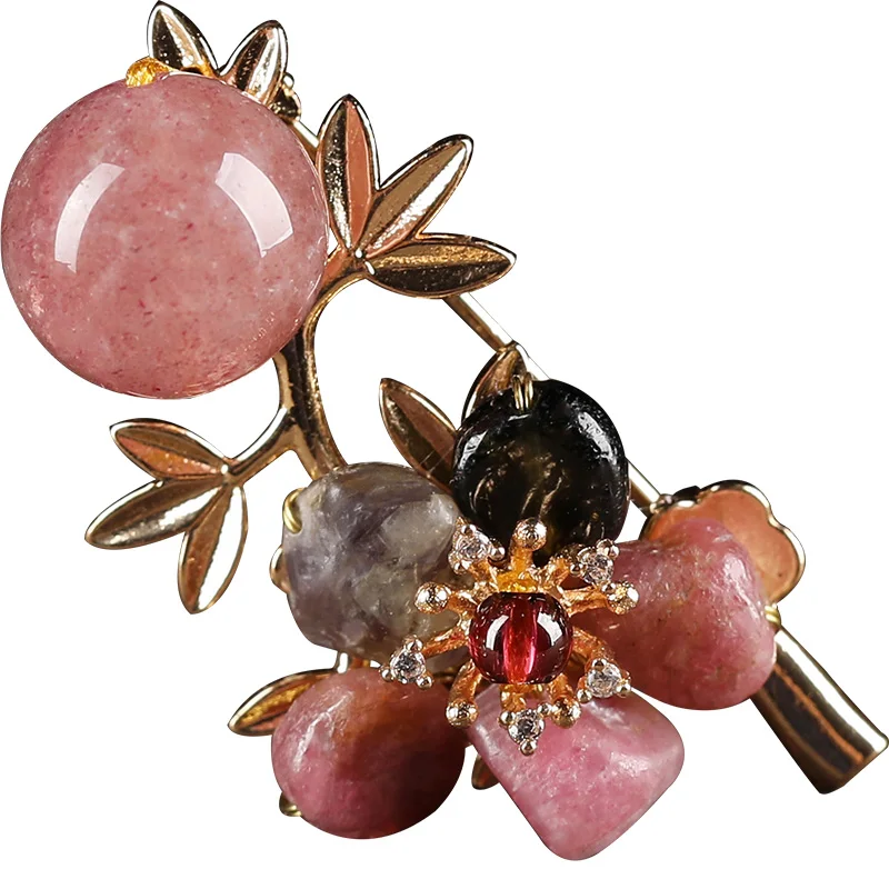 

Vintage Brooch Women's High-End Corsage Luxury Sweater Coat Simple Pin