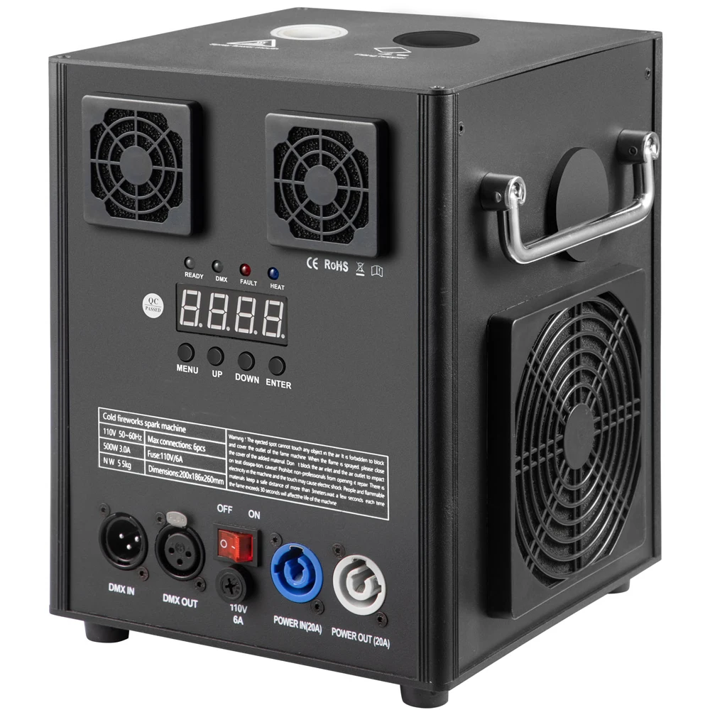 Cold Spark Machine 600w Jet Machines Свадебная дискотека Dj Stage Show Party 2-5M Sparkler Set Indoor Out