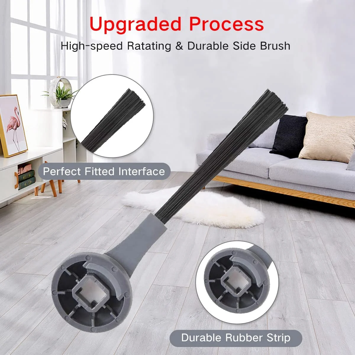 Replacement Parts Kit Side Brushes Filters Cleaning Mop Pads for Shark RV2001WD AV2001WD Robot Vacuum Accessories