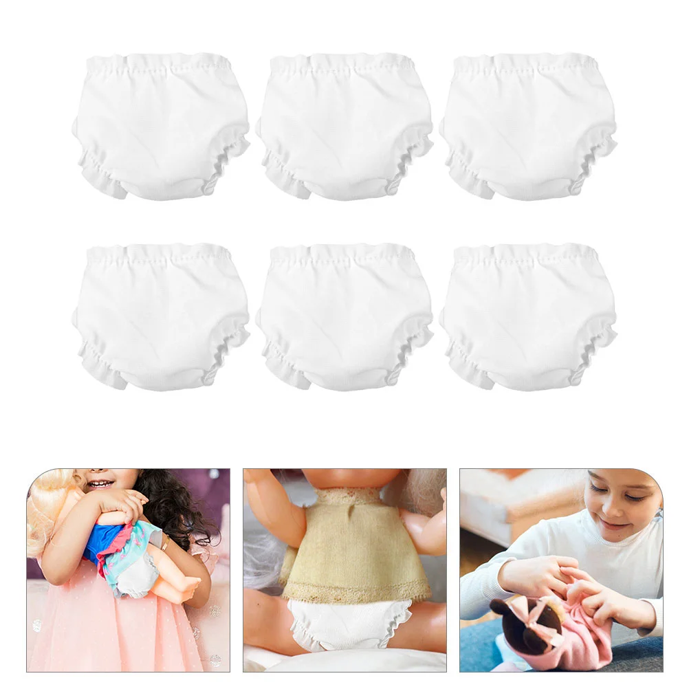 

6 Pcs Accessory Micro Toys Underpants Cloth Dolls Clothes