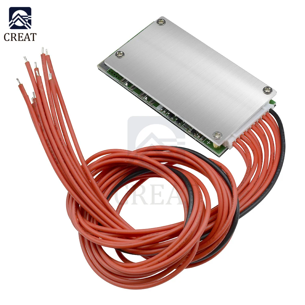 

Защитная плата BMS 10S 36 в 15 А для литий-ионных аккумуляторов, PCB PCM стабилизатор мощности для электровелосипеда, предотвращения перезарядки