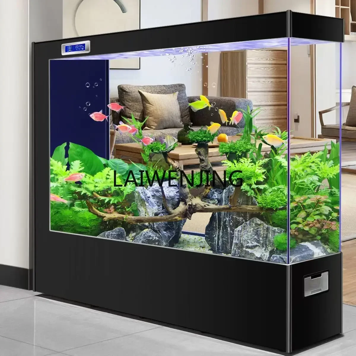 HLZ аквариум экран перегородка бытовая гостиная экологический цикл безводный