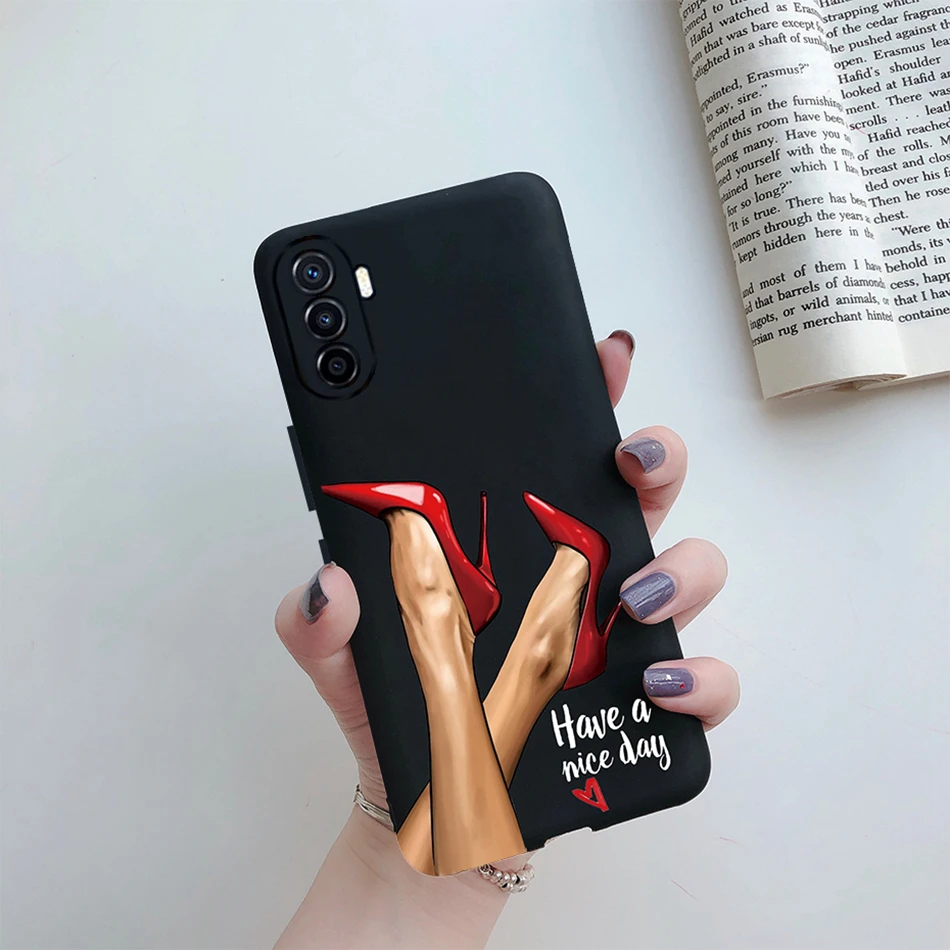 Чехол для Huawei Nova Y70 Plus модный бампер Мягкая силиконовая задняя крышка чехол