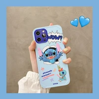disney stitch phone case for iphone 7 8 7plus 8plus x xs max 11 12 13 pro max silicone phone back cover cute cartoon shell gifts