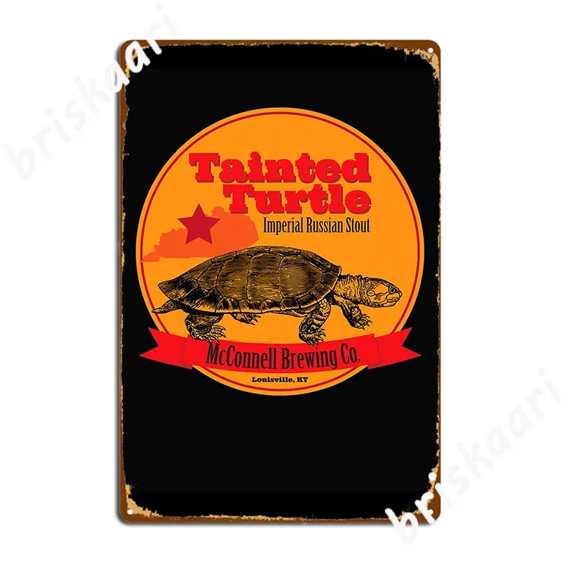 

Mcconnell Пивоваренная черепаха, русский стиль, пивной дизайн, металлический плакат, Настенный декор, жестяные плакаты