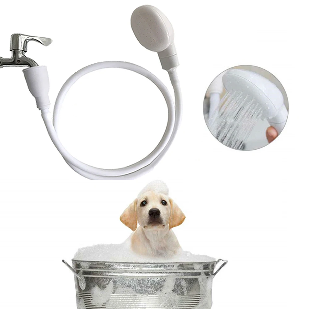 

Насадка для душа для домашних животных, многофункциональная щетка для мытья и мытья собак, аксессуары для питомцев