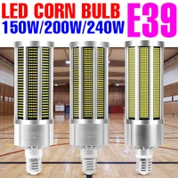 led light high power spotlight corn bulb 220v lamp e39 ceiling lamp led garage lamp industrial warehouse lighting 150w 200w 240w