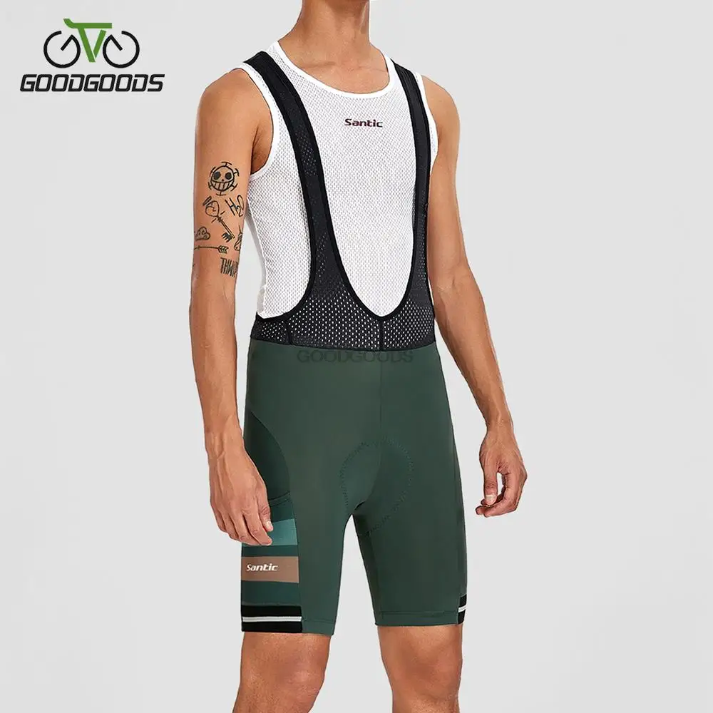 

Santic Spring and Summer Cycling Bib Shorts Breathable Soft Comfortable Quick-Drying Road Bike Bib Classic Four Colors Choose