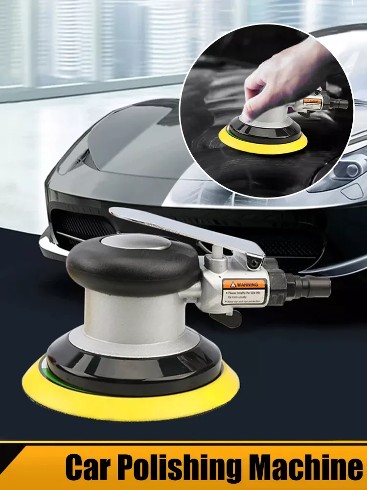 

NEW2023 Orbital Air Sander Handheld Pneumatic Polishing Machine 5"/6" 13500RPM High Speed Car Polisher Grinding Machi