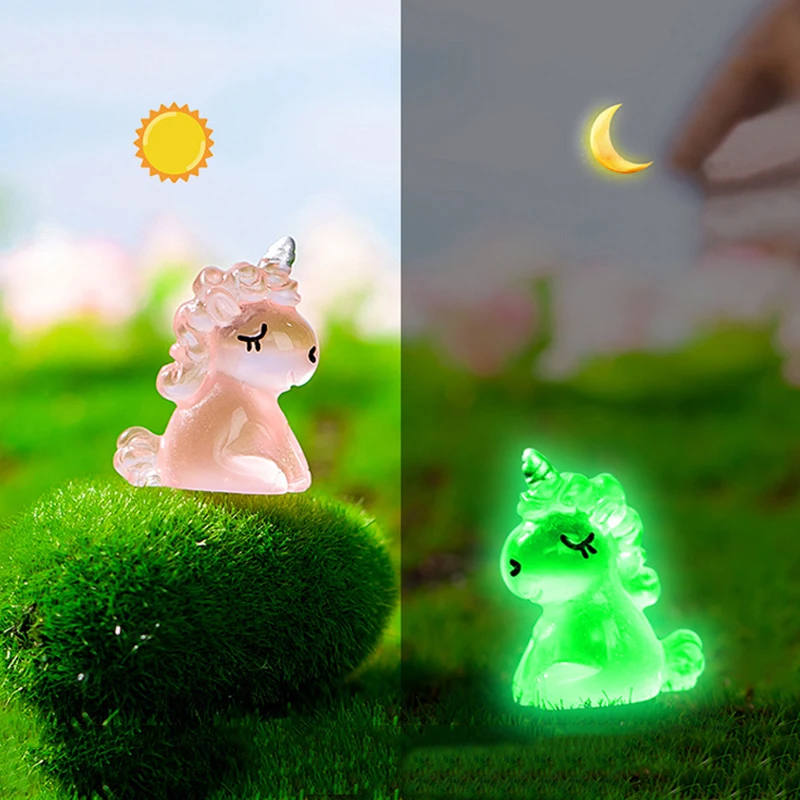 12/24/36 шт. миниатюрные светящиеся статуэтки