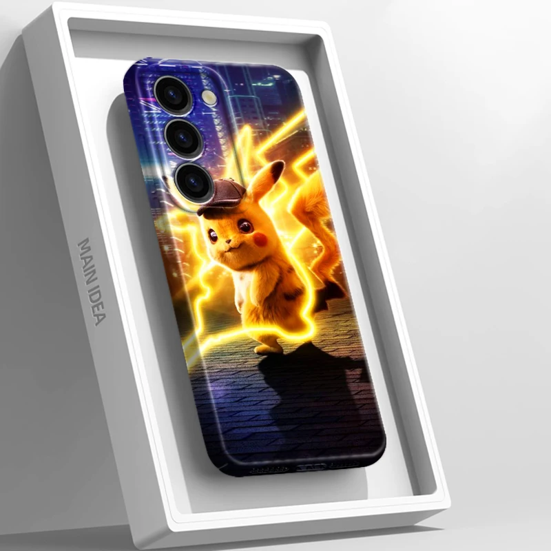 

Pokemon Cartoon Cute Pikachu Film Funda Phone Case For Samsung Galaxy S23 S22 S21 Pro Plus Ultra A03 5G Back Feilin Hard Cover
