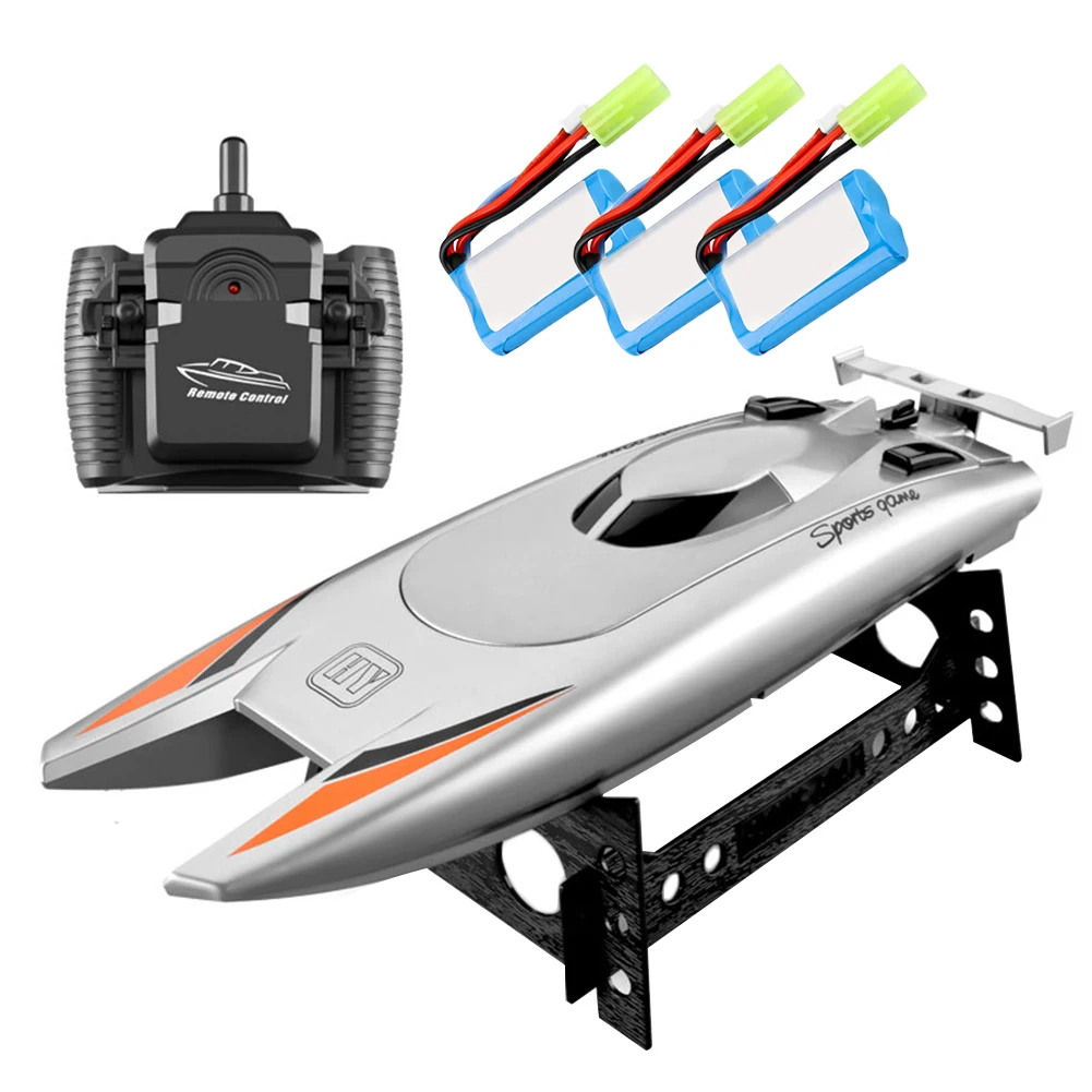 

Скоростная радиоуправляемая лодка, 2,4 ГГц, 25 км/ч, 4 канала, водонепроницаемая перезаряжаемая Модель 805, гоночный корабль с дистанционным упр...