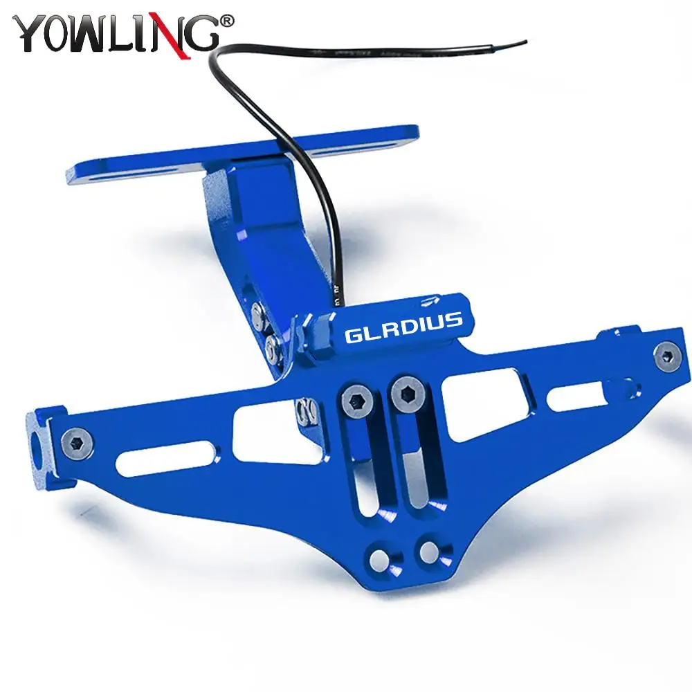 

For SUZUKI SFV650 SFV 650 GLADIUS 2009-2016 Rear License Plate Mount Holder with LED Turn Signal Light Bracket Accessories
