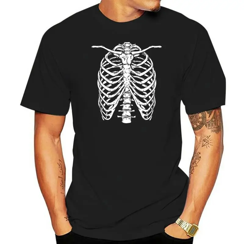 SKELETON I T-SHIRT Bones Halloween 
