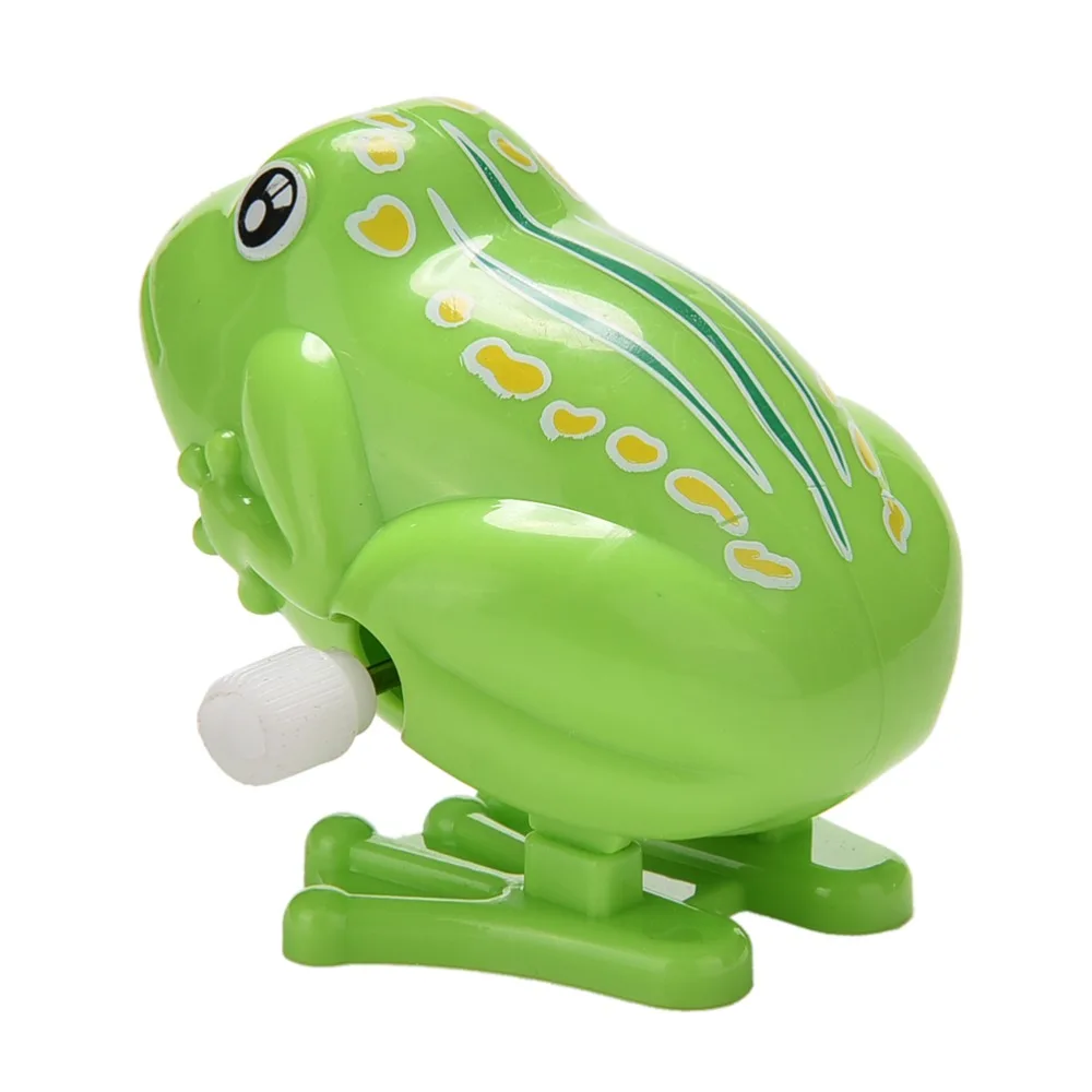 

Cute Green Jumping Animal Toys Wind Up Clockwork Baby Toys Classic Educational Interactive Game Wind Up Toy For Children Gift